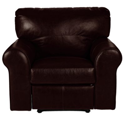 Heart of House Salisbury Leather Recliner Chair - Chocolate.